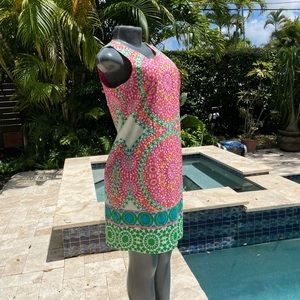 Vintage London times 60s psychedelic sleeveless dress